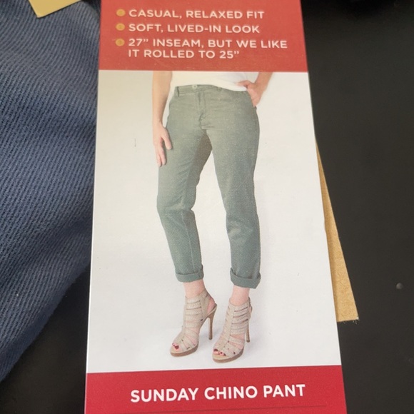 NWT Woolrich Sunday Chino Pant Gray Dark Coal Size 16 - Picture 6 of 6